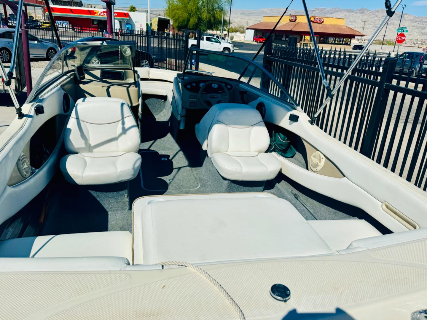 2000 Bayliner Capri 1950 , located at 2190 Hwy 95, Bullhead City, AZ, 86442, (928) 704-0060, 0.000000, 0.000000 - 2000 Bayliner capri . Recently serviced . New Bimini top . New trailer tires . Super clean for the year . Everything works . - Photo#4